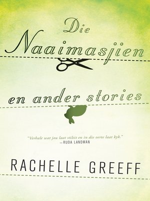 cover image of Die naaimasjien en ander stories